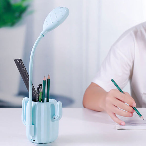 Vikbar Cactus LED-bordslampa - ögonvänlig ljus med kreativ design MILA Sverige