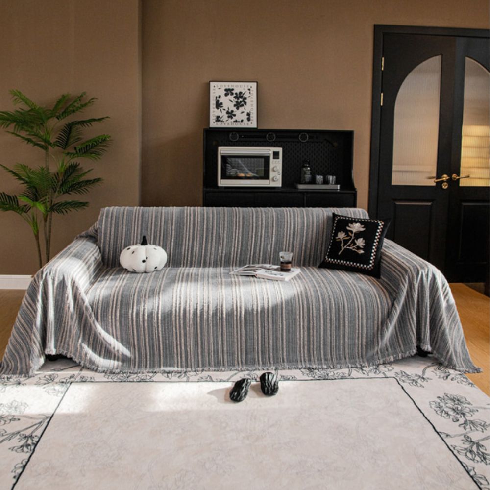 Regal Stripes Chenille Sofföverdrag Carvallo