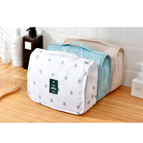 Carvallo Reise-Kosmetiktasche | Vattentålig & med krok | Fällbar & Vadderad | För Damer & Herrar Carvallo