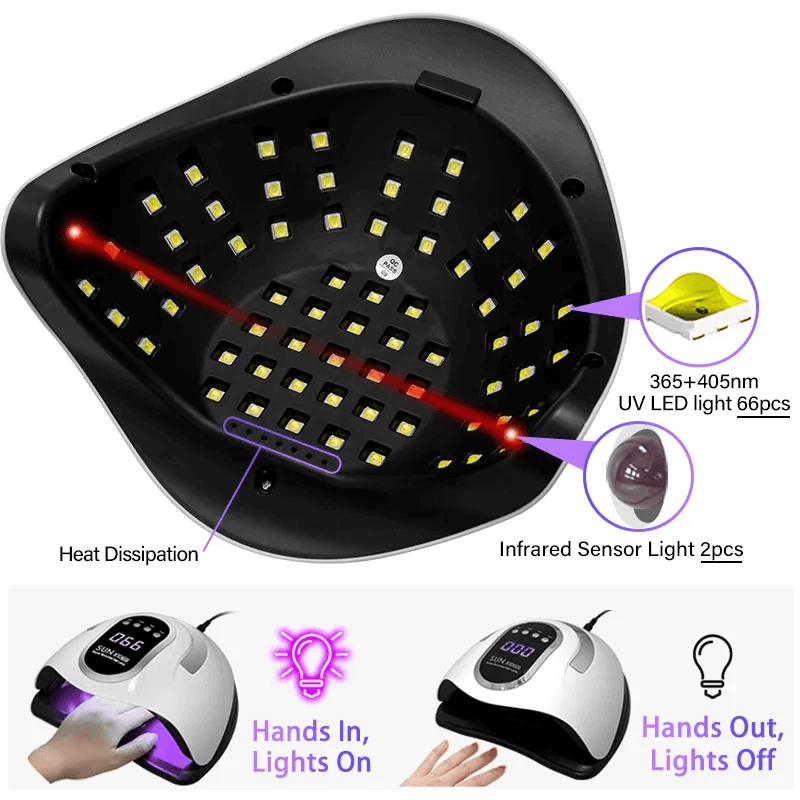 UV 66LED Nageltorklampa-Personligt-BB-Hemnix