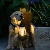 PuppyGlow – Solarlampa med lekfull hundstaty för utomhus charm Carvallo