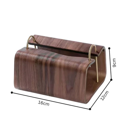 Träbrass vävnadshållare Carvallo