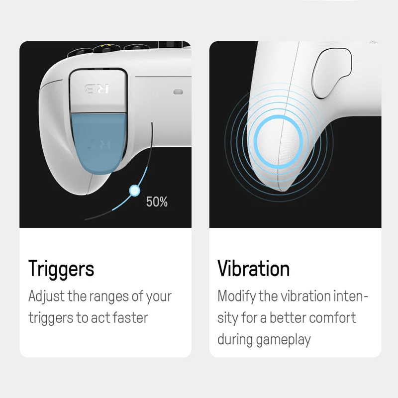 Ultimat 2.4G Trådlös Kontroller - Hall Effect Joystick Uppgradering för PC, Steam Deck & Android Spel-Sällskapsspel-BB-Hemnix