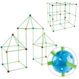 3D Lekhus | Byggsats med Pinnar DIY Gör Det Själv Lärande för Barn-Barn-BB-Hemnix
