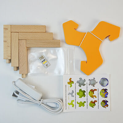 DIY Mondlampe LED Nachtlicht USB Dekorative Tischlampe MILA Sverige