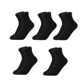 Mjuka Sammet Vintersockor-Vintersockor-BB-5 par-Svart-Hemnix