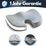 Ergonomisk 4D komfort sittkudde med ortopediskt stöd Carvallo