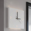 Väggklocka Modern Tyst LED Metall Fyrkantig Carvallo