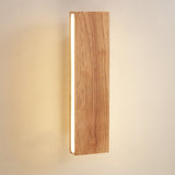 Vägglampa med roterbar trä-LED-design Carvallo