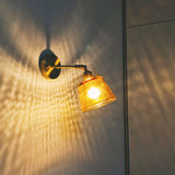 Modern Glas Vägglampa | Enkel Glödlampa | Metall Väggljus | 7.8 x 7.5 tum | Brick by Brick Carvallo