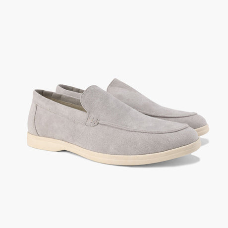 OldMoney™ Loafers i mocka-Hemnix-Ljusgrå-38-Hemnix