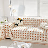 Mysig vinter crosshatch stil soffa skydd - Modern, stilren och hållbar soffa skydd Carvallo