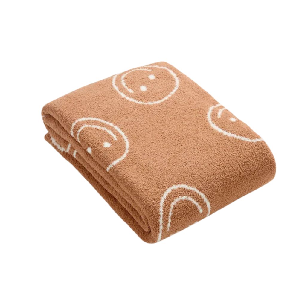 Smiley Face Plush Blanket Carvallo