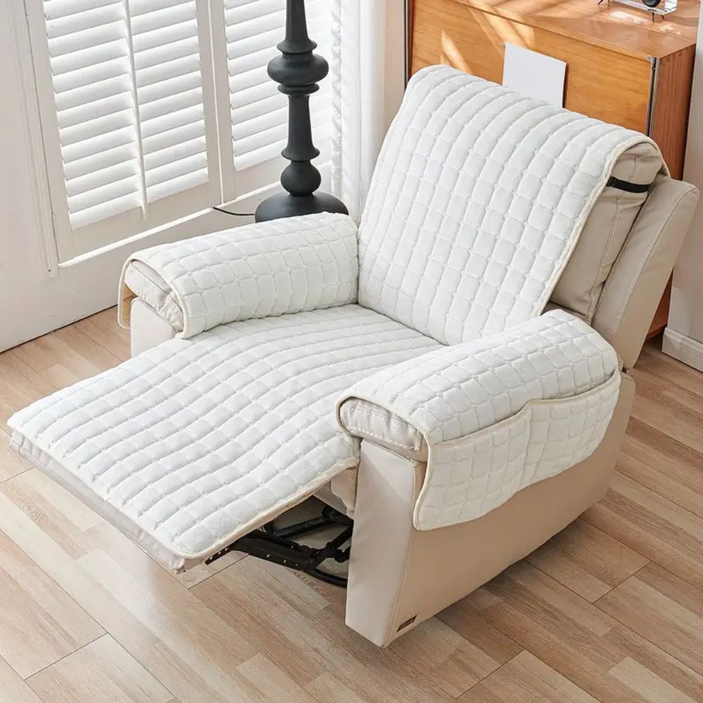 Snug Grid Recliner Cover Carvallo