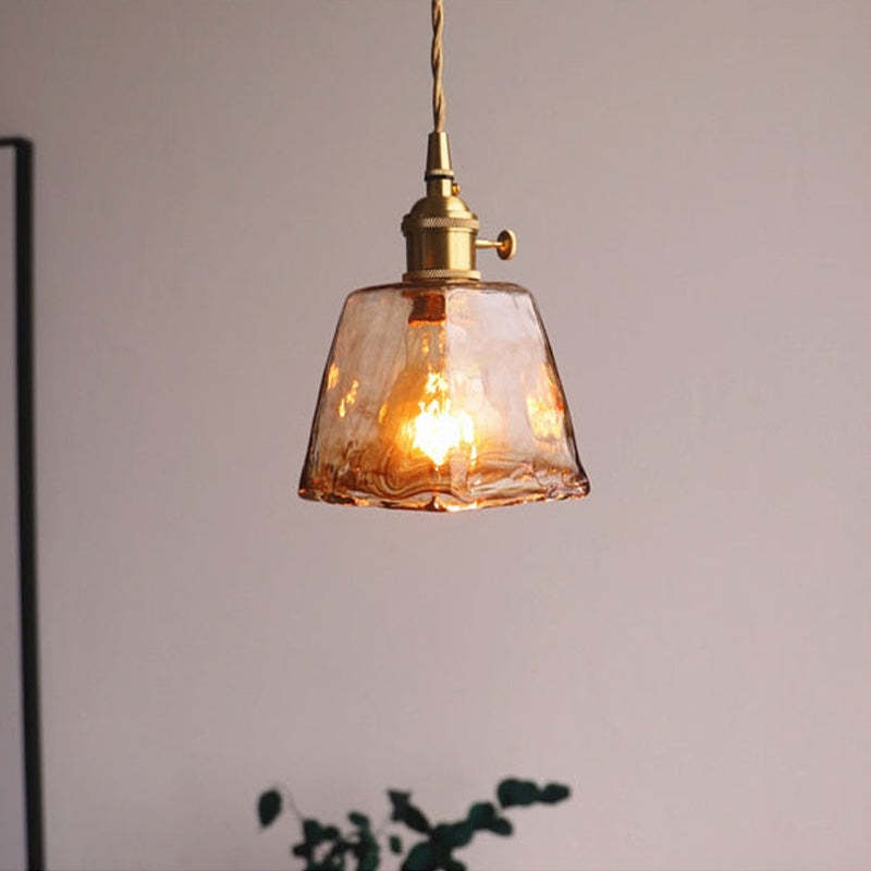 Eloise Vintage LED Taklampor i Guld Metall och Glas för Sovrum, Vardagsrum, Matrum Carvallo
