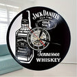 Vinylskivor Väckarklocka - Whisky Tema, Stil, För Vardagsrum och Kontorsinredning Carvallo
