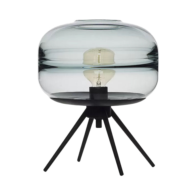 GlassLuxe – Modern fyrbent bordslampa med stilren design Carvallo