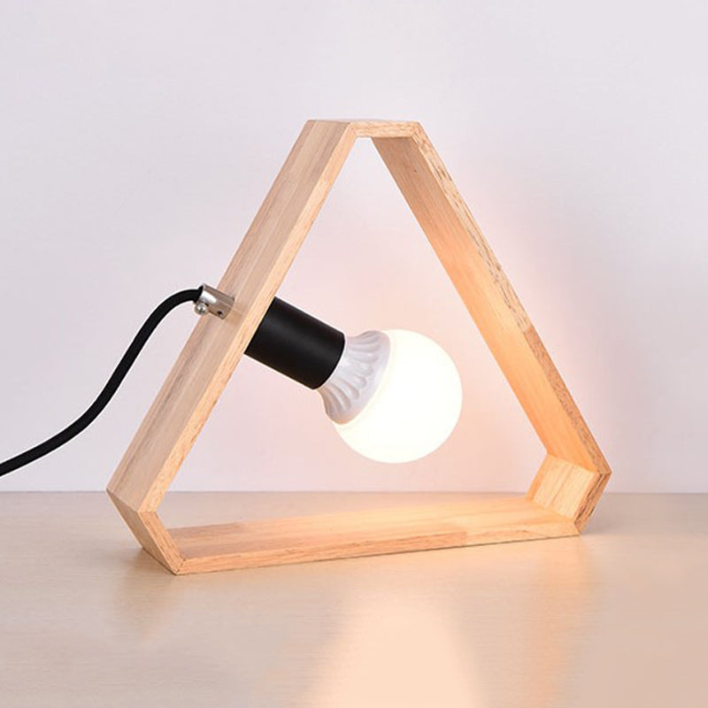 GlowNest – Minimalistisk beige bordslampa MILA Sverige
