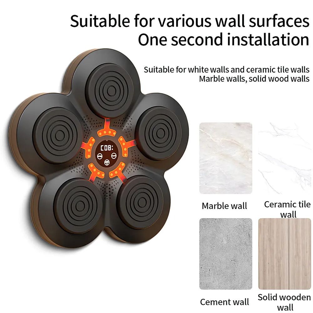 Smart Musik Boxningsmaskin Med Vuxna Handskar Carvallo