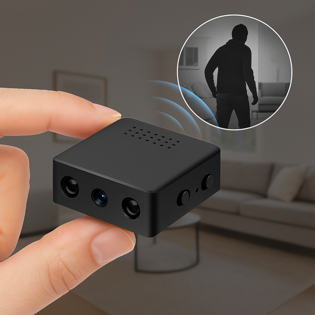 Trådlös HD-säkerhetskamera med nattseende Carvallo