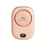 Carvallo Nackventilator BreezyLoop | USB-laddning | 3 hastigheter | 2000 mAh batteri | Handsfree-kylning Carvallo