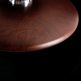 Hallway Ceiling Lamp with Round Nordic Wooden Design Carvallo