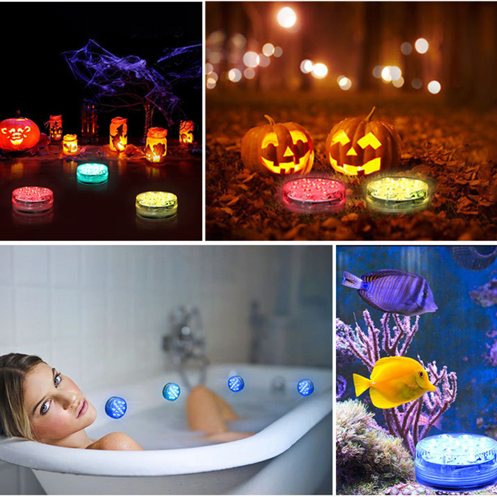 Underwater LED-lampa med fjärrkontroll – RGB flerfärgad poolbelysning för badrum och dammar Carvallo