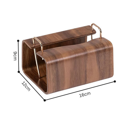 Träbrass vävnadshållare Carvallo