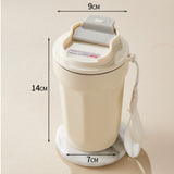 Rostfritt stål kaffekopp med LED temperaturvisning 450 ML Carvallo