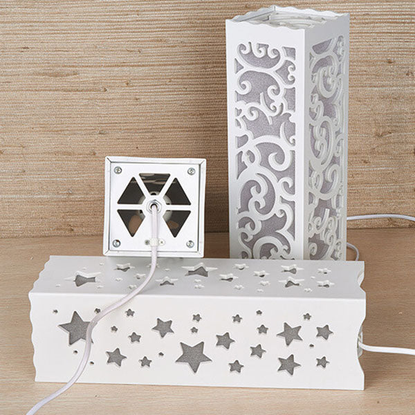 Modern ihålig fyrkantig bordslampa – mjukt omgivande ljus MILA Sverige