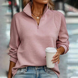 Dam Sweatshirt Penelope Mjuk Bomullsblandning Tjocktröja