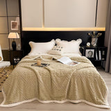 Sammet Mandala Sherpa Filt Carvallo