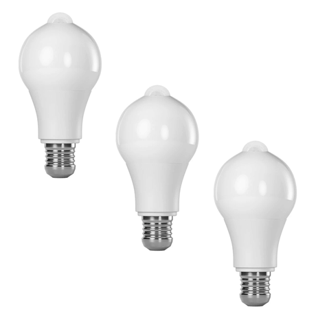Smart LED-Glödlampa med Rörelsesensor – Energisnål Belysning-Smarta Hem Lampa-BB-3 st-Hemnix