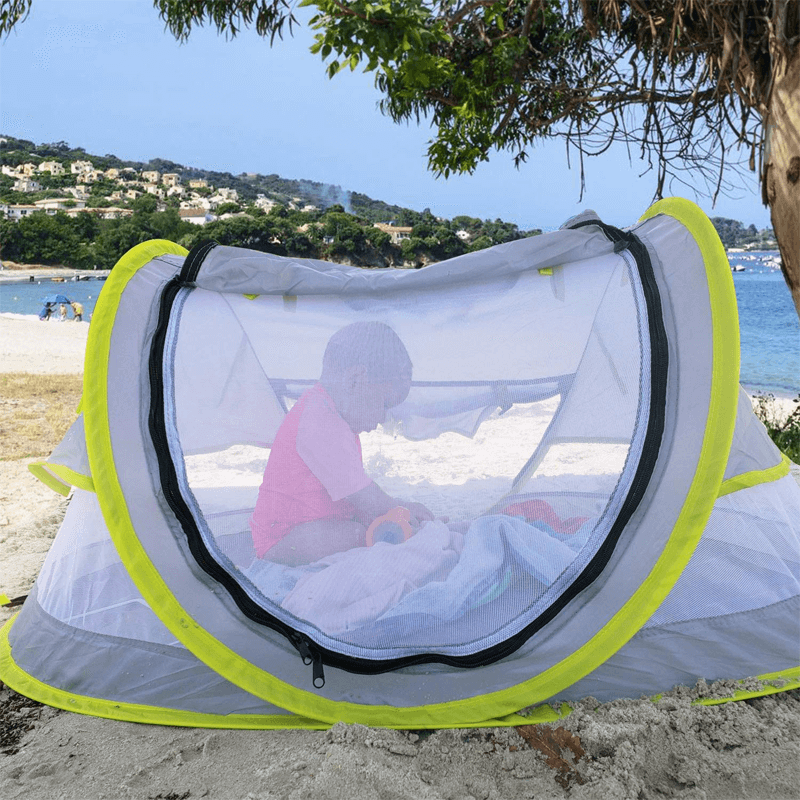 Pop-Up UV-Tält för Barn Strandtält Soltält Portabel, Myggnät-Barn-BB-Hemnix