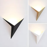 OrigamiGlow Light - Minimalistisk Origami Triangelformad LED Vägglampor Carvallo