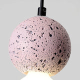 Enkel LED Scandinavian Contemporary Orb Terrazzo Pendellampa MILA Sverige