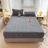 Premium Velvet Sherpa Sängset Carvallo