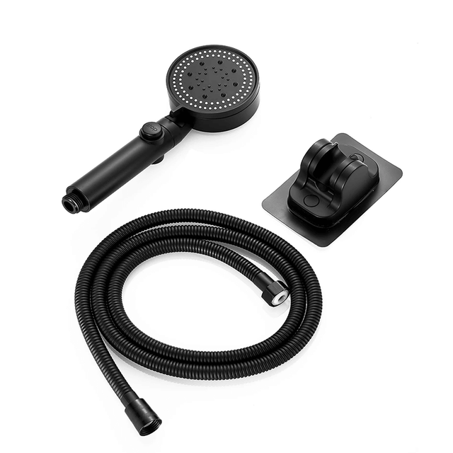 HydroFlow - Justerbart Duschhuvud med 5 Spraylägen och Högt Vattentryck-Badrum Duschmunstycke-BB-Hemnix