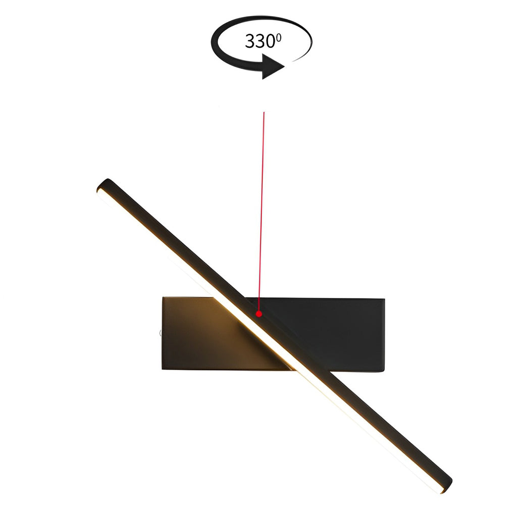 Draaibara LED-stripp Modern Vägglampa Väggsconces Belysning Carvallo