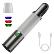LED-ficklampa med flerfärgade filter – uppladdningsbar USB-C-lampa med camping- och nödbelysningsfunktion Carvallo