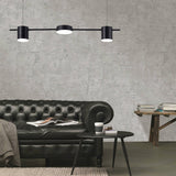 Trum Aluminium Hänglampa Eiland Modern Enkel 3/5-lamps Svart/Guld Taklampa i Varm/Vit Ljus Carvallo