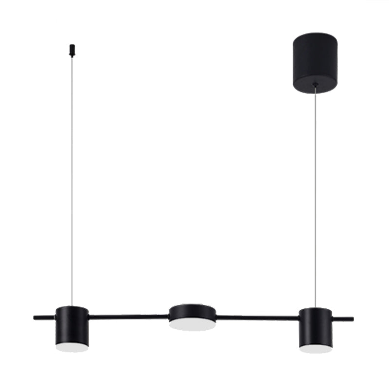 Trum Aluminium Hänglampa Eiland Modern Enkel 3/5-lamps Svart/Guld Taklampa i Varm/Vit Ljus Carvallo
