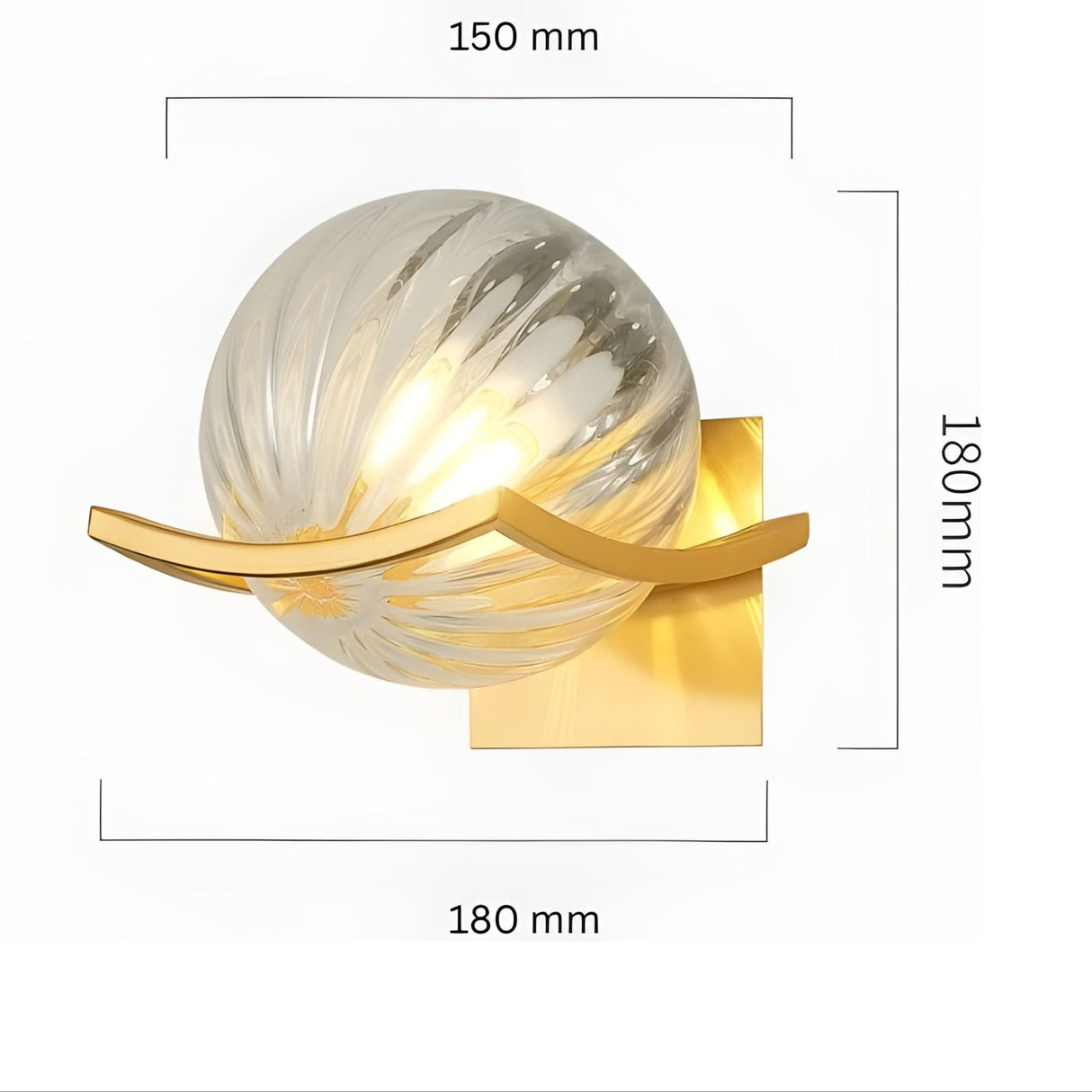 LED-vägglampa i glas – Modern, Dekorativ belysning Carvallo