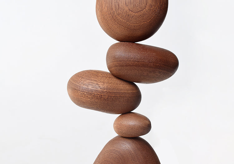 Zen Harmony träskulptur – modern minimalistisk inredning för ett lugnt utrymme MILA Sverige