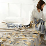 Jordgubbe Gasväv Bomull Filt Carvallo