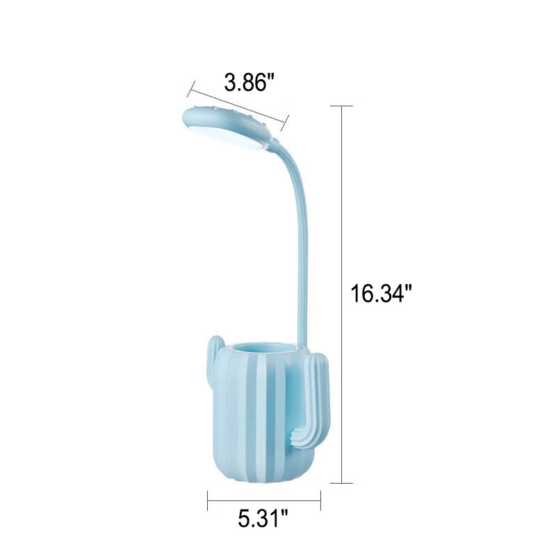 Vikbar Cactus LED-bordslampa - ögonvänlig ljus med kreativ design MILA Sverige