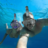Hopfällbar Snorkelmask, Dykmask Vuxen-Barn-BB-Hemnix