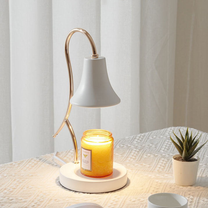 Modern blommig järnvaxlampa – konstnärlig glöd med elegant minimalistisk design MILA Sverige