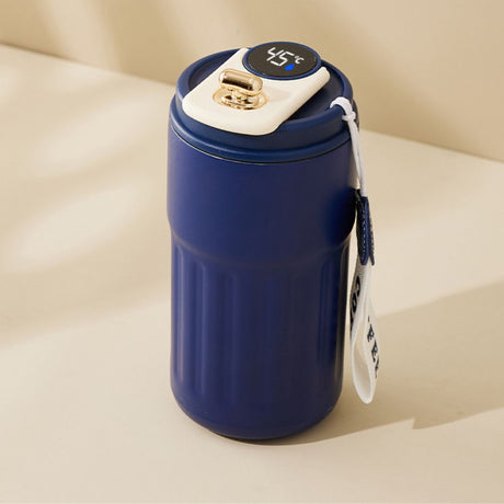 Rostfritt stål kaffekopp med LED temperaturvisning 450 ML Carvallo