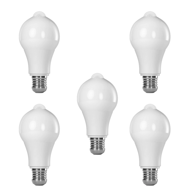 Smart LED-Glödlampa med Rörelsesensor – Energisnål Belysning-Smarta Hem Lampa-BB-5 st-Hemnix
